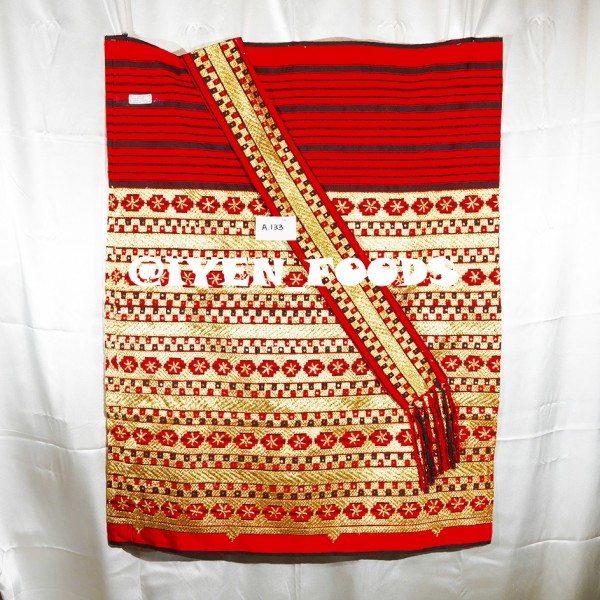 A133 KAIN TAPIS ABUNG CATUR BINTANG BAHAN MERAH